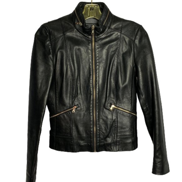 Massimo Dutti Jackets & Blazers - Massimo Dutti Genuine Leather Jacket